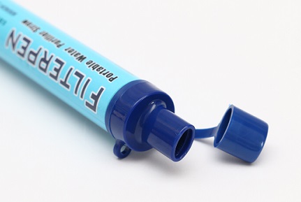 户外过滤水吸管